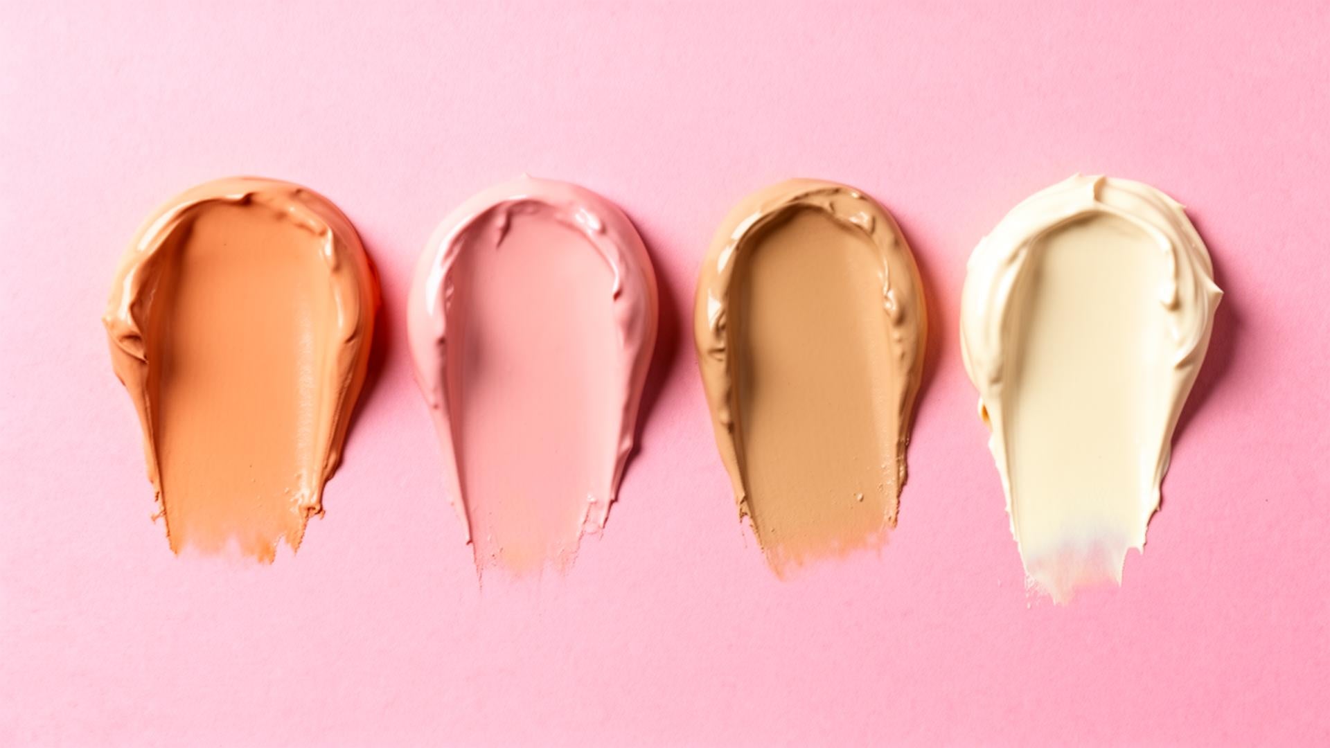 Concealer shade swatches